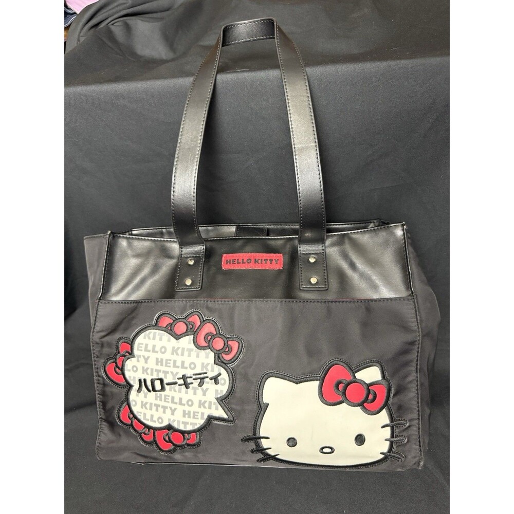 Hello Kitty Sanrio Tote 'ハローキテ How Fancy' 2019 Japanese Kawaii Bag - Picture 9 of 14